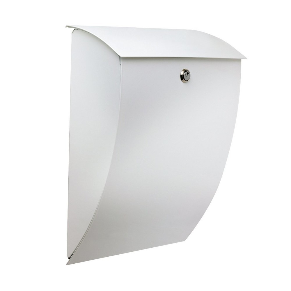 Image of  Einwurf (B x H): 267 x 30 mmBURG-WÄCHTER Stahlblech-Briefkasten Milano 843 W BURG-WÄCHTER Stahlblech-Briefkasten Milano 843 W