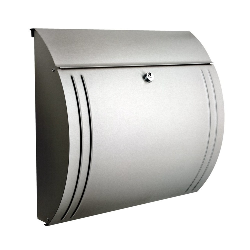 Image of  Einwurf (B x H): 325 x 33 mmBURG-WÄCHTER Edelstahl-Briefkasten Modena 3857 Ni BURG-WÄCHTER Edelstahl-Briefkasten Modena 3857 Ni