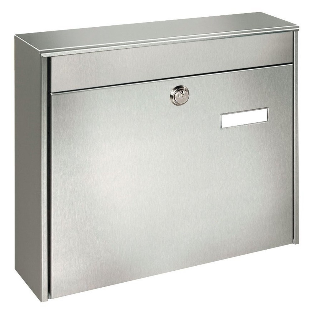 Image of  Einwurf (B x H): 333 x 34 mmBURG-WÄCHTER Edelstahl-Zaunbriefkasten Borkum 3878 Ni BURG-WÄCHTER Edelstahl-Zaunbriefkasten Borkum 3878 Ni