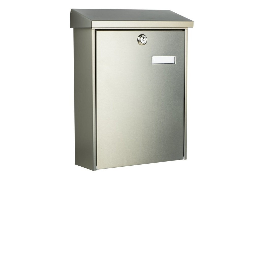 Image of  Einwurf (B x H: 250 x 33 mm)BURG-WÄCHTER Edelstahl-Briefkasten Oslo 3767 Ni BURG-WÄCHTER Edelstahl-Briefkasten Oslo 3767 Ni