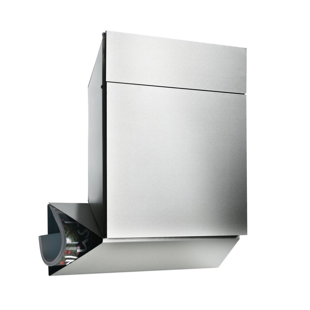 Image of  Einwurf (B x H: 325 x 34 mm)BURG-WÄCHTER Edelstahl-Briefkasten Quadus 3745 Ni BURG-WÄCHTER Edelstahl-Briefkasten Quadus 3745 Ni