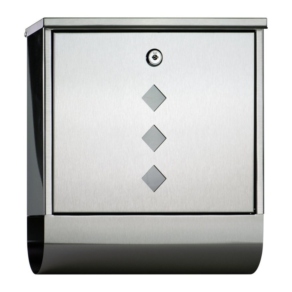 Image of  Einwurf HxB: 28 x 300 mmBURG-WÄCHTER Edelstahl-Briefkasten SQUARE 6200 Ni BURG-WÄCHTER Edelstahl-Briefkasten SQUARE 6200 Ni