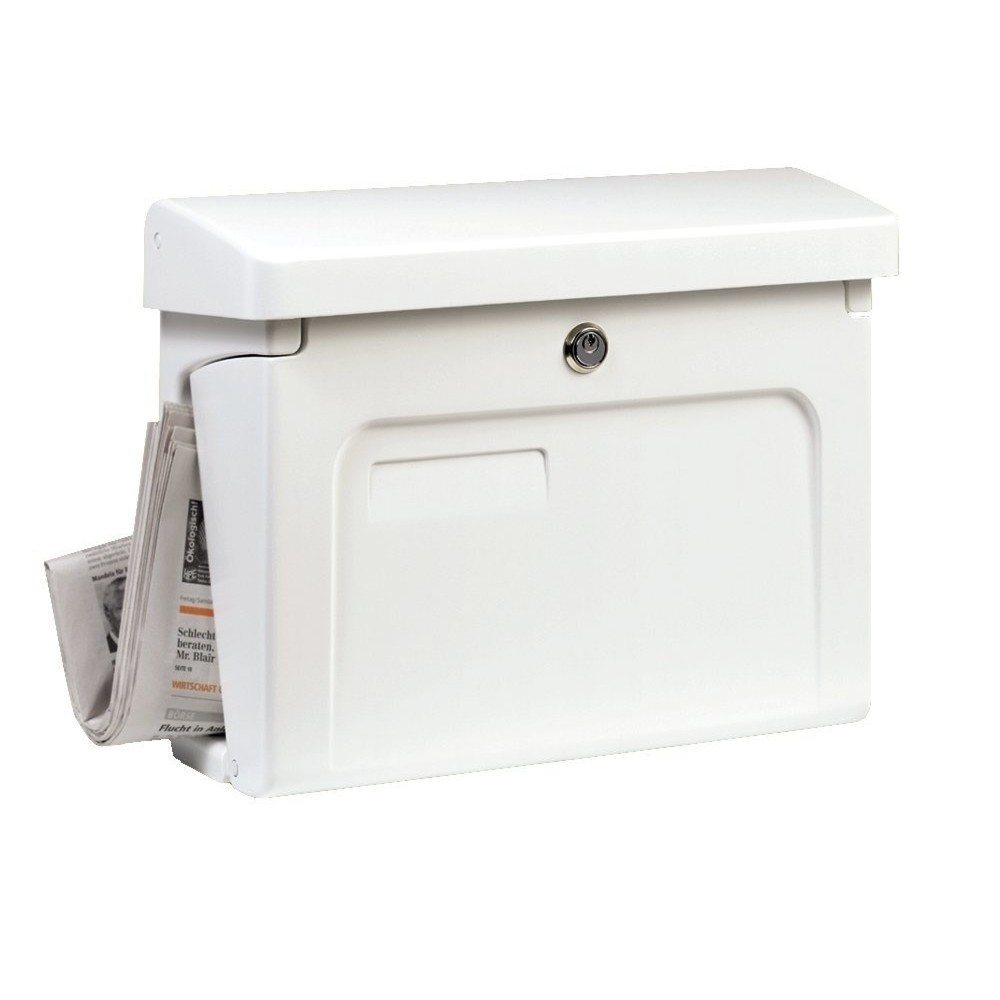 Image of  Einwurf (B x H): 325 x 33 mmBURG-WÄCHTER Kunststoff-Briefkasten Fehmarn 3888 W BURG-WÄCHTER Kunststoff-Briefkasten Fehmarn 3888 W