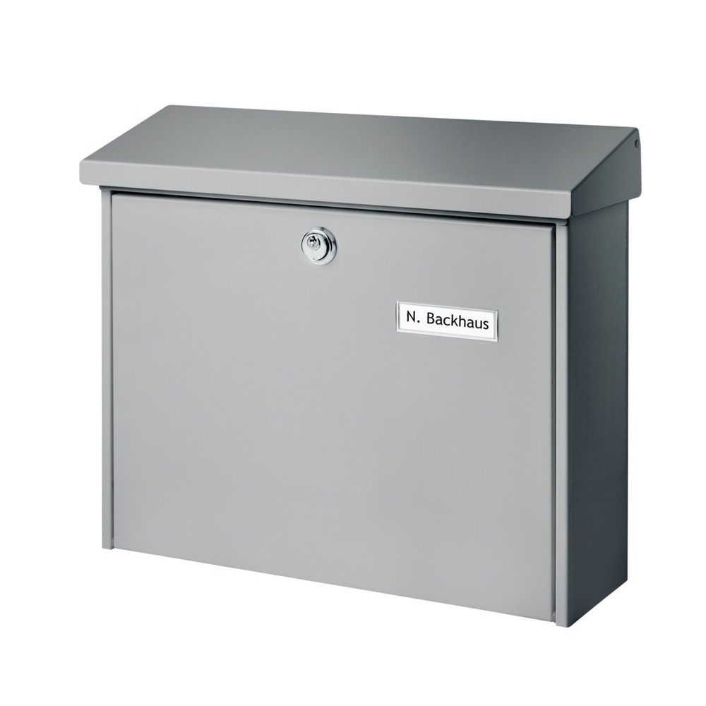 Image of  Einwurf (B x H): 185 x 35 mmBURG-WÄCHTER Stahlblech-Briefkasten Amsterdam 867 Si BURG-WÄCHTER Stahlblech-Briefkasten Amsterdam 867 Si