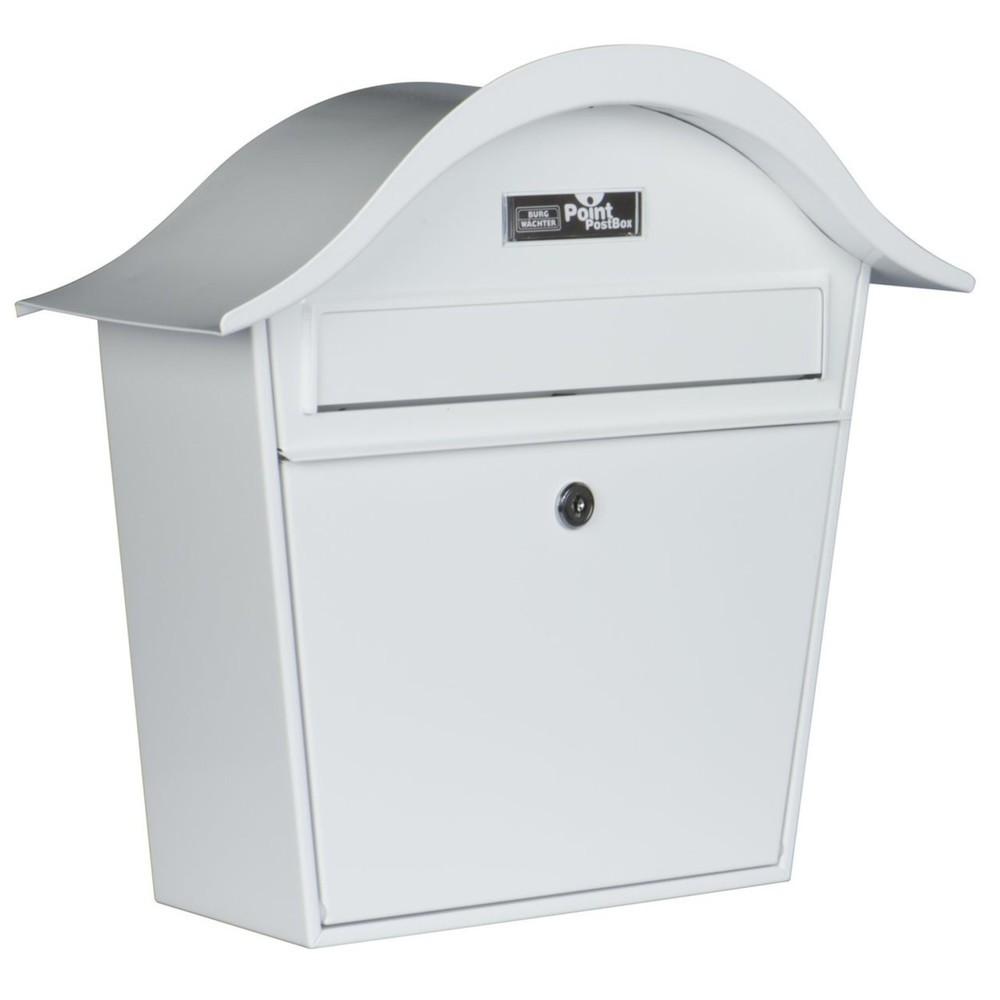 Image of  Einwurf (B x H): 262 x 38 mmBURG-WÄCHTER Stahlblech-Briefkasten Holiday 5842 W BURG-WÄCHTER Stahlblech-Briefkasten Holiday 5842 W