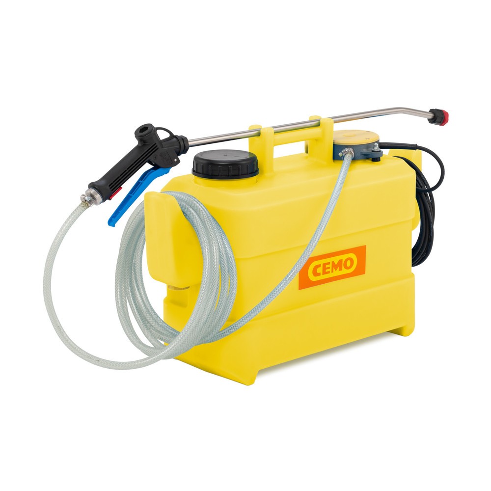 Image of Desinfektions-Sprühgerät für mobilen Einsatz Mit dem CEMO Behälter-Sprühgerät für Desinfektionslösungen sorgen Sie für hygienische Arbeitsbedingungen in Einzelhandel, Industrie und öffentlichen Einrichtungen. Dank 20 l-Fassungsvermögen reinigen Sie auch g
