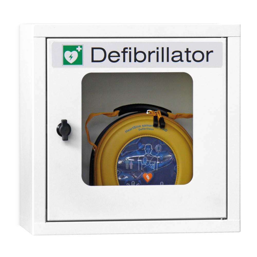 Image of  Inklusive Bohrungen für die WandbefestigungDefibrillatoren-Schrank mit akustischem Alarm Defibrillatoren-Schrank mit akustischem Alarm