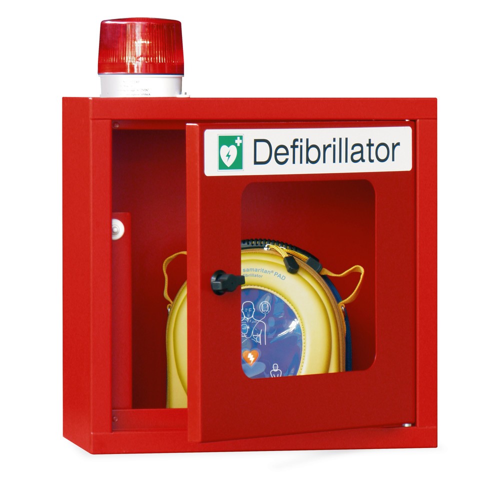 Image of  Inklusive Bohrungen für die WandbefestigungDefibrillatoren-Schrank mit akustischem Alarm Defibrillatoren-Schrank mit akustischem Alarm