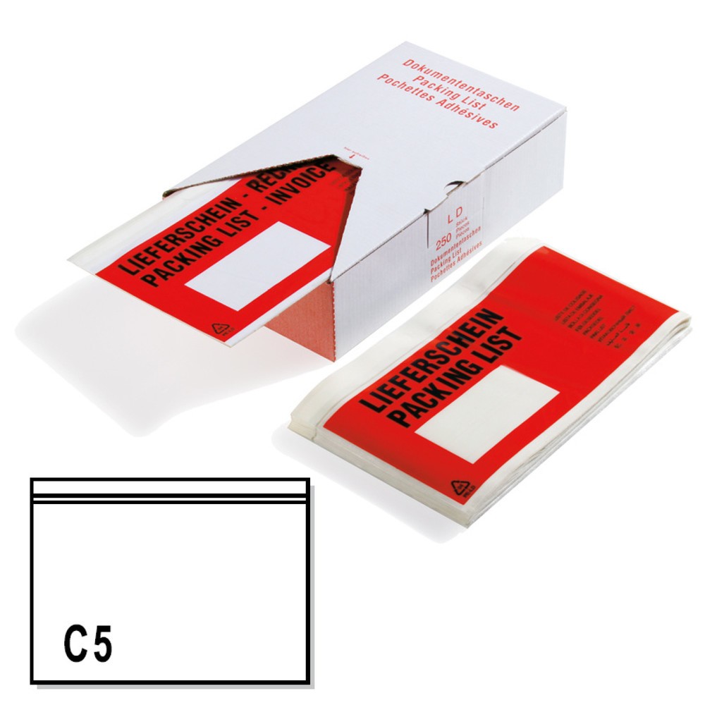 Image of  1 VE = 1000 StkDokumententasche Premium, C5, ohne Aufdruck, ca. 240x160 mm, 1 VE = 1000 Stk Dokumententasche Premium, C5, ohne Aufdruck, ca. 240x160 mm, 1 VE = 1000 Stk