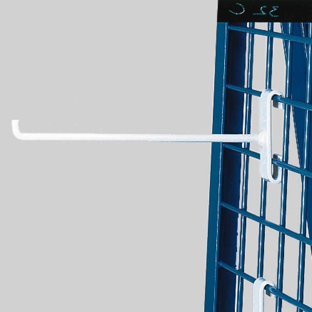 Image of Halterungen für vielfältige Anwendungen Mit diesem Dornträger für den Werkstückwagen von fetra® haben Sie eine gute Basis geschaffen. Der stabile Stahldraht ist pulverbeschichtet und so äusserst robust und langlebig. Die Tragkraft von 10 kg ermöglicht ein