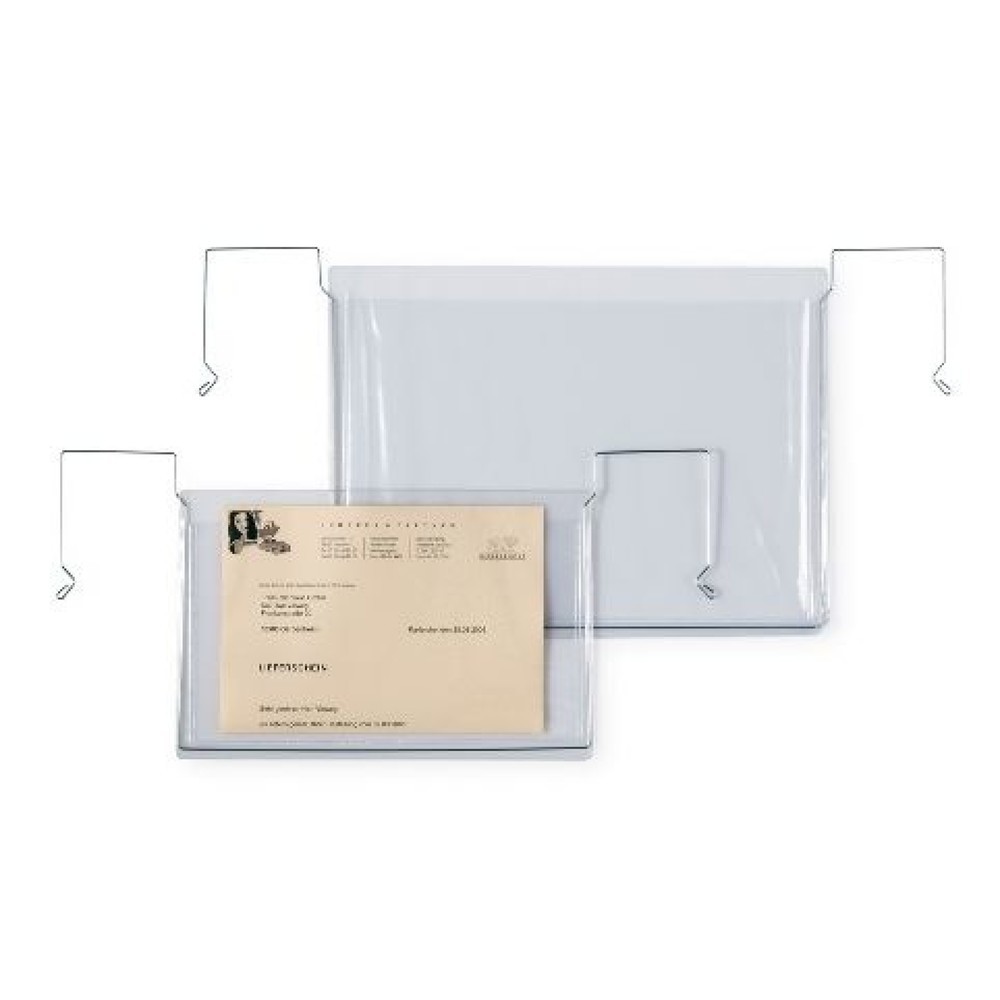 Image of  1 VE = 200 StkDrahtbügeltasche, A4 hoch ohne Klappe, 330 x 247 mm, 1 VE = 200 Stk Drahtbügeltasche, A4 hoch ohne Klappe, 330 x 247 mm, 1 VE = 200 Stk