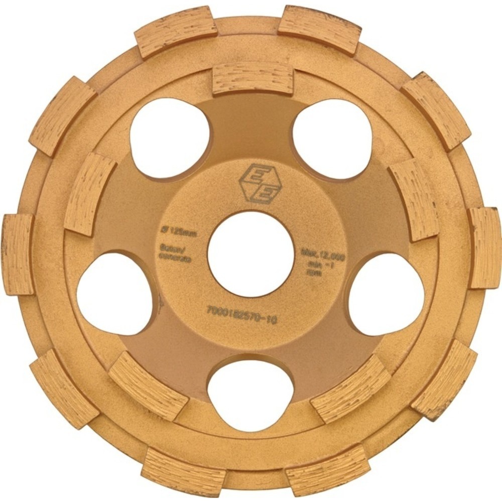 Image of  Bohrung: 22,23mmEIBENSTOCK Diamantschleiftopf Premium 125mm f.Beton 22,23mm EIBENSTOCK Diamantschleiftopf Premium 125mm f.Beton 22,23mm