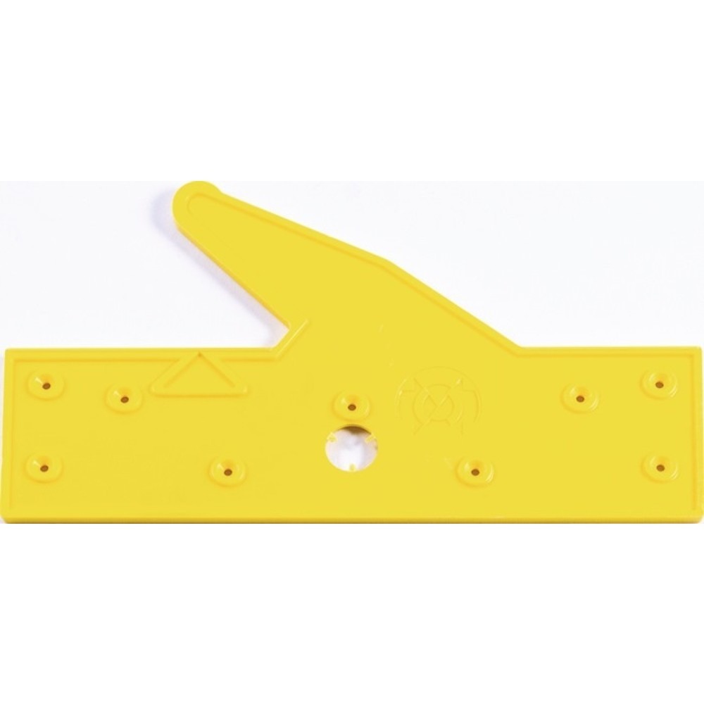 Image of  Kunststoff gelbELLEN Anreissschablone für Fingerschutz, Material Kunststoff, gelb SALVADITA ELLEN Anreissschablone für Fingerschutz, Material Kunststoff, gelb SALVADITA
