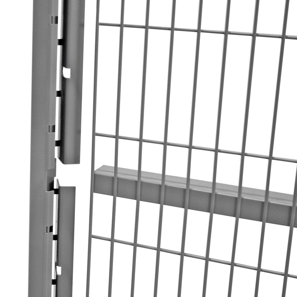 Image of  In unterschiedlichen Längen erhältlichEndprofil für Maschinen-Schutzgitter TROAX®, Höhe 1.250 mm Endprofil für Maschinen-Schutzgitter TROAX®, Höhe 1.250 mm