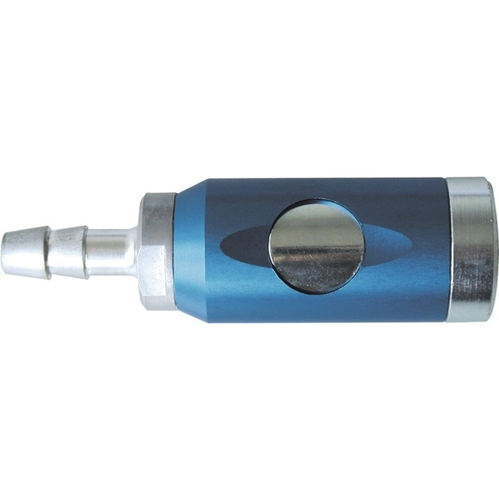 Image of  Durchfluss: 1800 (bei 6 bar Vordruck (p1) / Druckabfall Δp =1 bar)l/minEWO Sicherheitskupplung, DN 7,4, Tülle Stahl verzinkt, Schlauchweite LW 10 EWO Sicherheitskupplung, DN 7,4, Tülle Stahl verzinkt, Schlauchweite LW 10