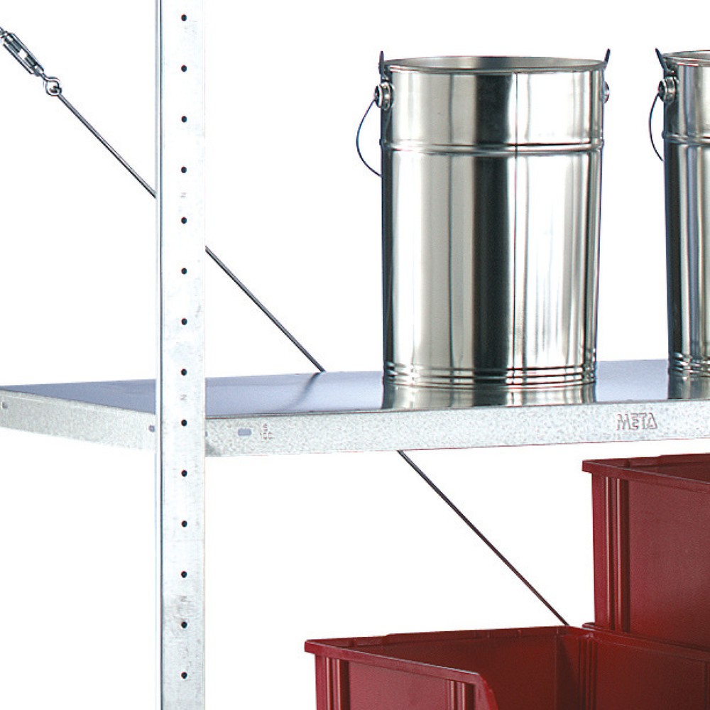 Image of  Belastbar bis 80 kgFachboden für Fachbodenregal META Stecksystem, FL 80 kg, BxT 1.000 x 300 mm Fachboden für Fachbodenregal META Stecksystem, FL 80 kg, BxT 1.000 x 300 mm