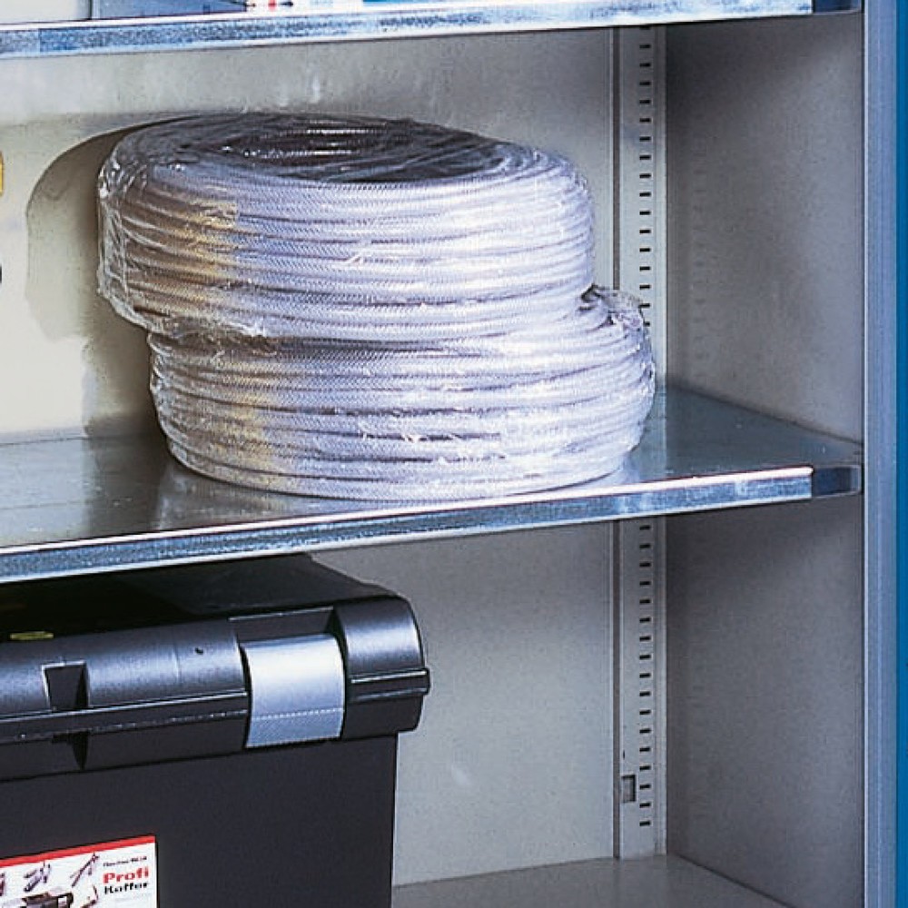 Image of  2-fache Verstärkung gewährleistet hohe StabilitätFachboden für Schwerlastschrank C+P, Breite 1.200 mm Fachboden für Schwerlastschrank C+P, Breite 1.200 mm