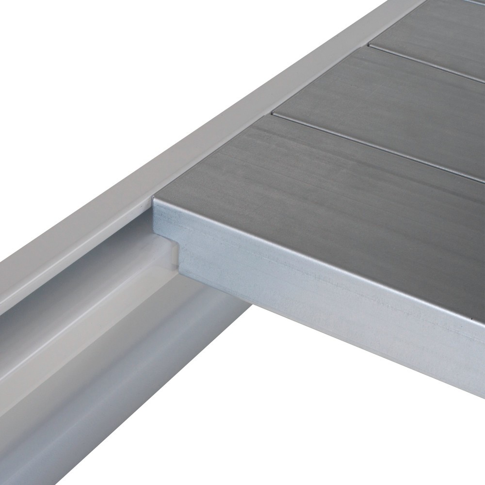 Image of  Schnelle MontageFachboden für Weitspannregal, mit Stahlpaneelen, BxT 2.700 x 800 mm Fachboden für Weitspannregal, mit Stahlpaneelen, BxT 2.700 x 800 mm