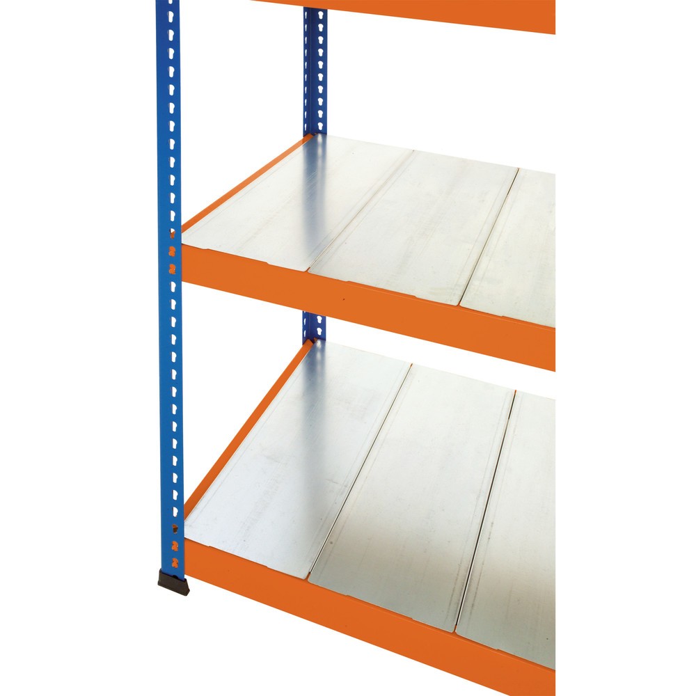 Image of  Paneele einfach austauschbarFachboden für Weitspannregal SCHULTE, mit Stahlpaneelen, BxT 1.536 x 469 mm, orange Fachboden für Weitspannregal SCHULTE, mit Stahlpaneelen, BxT 1.536 x 469 mm, orange