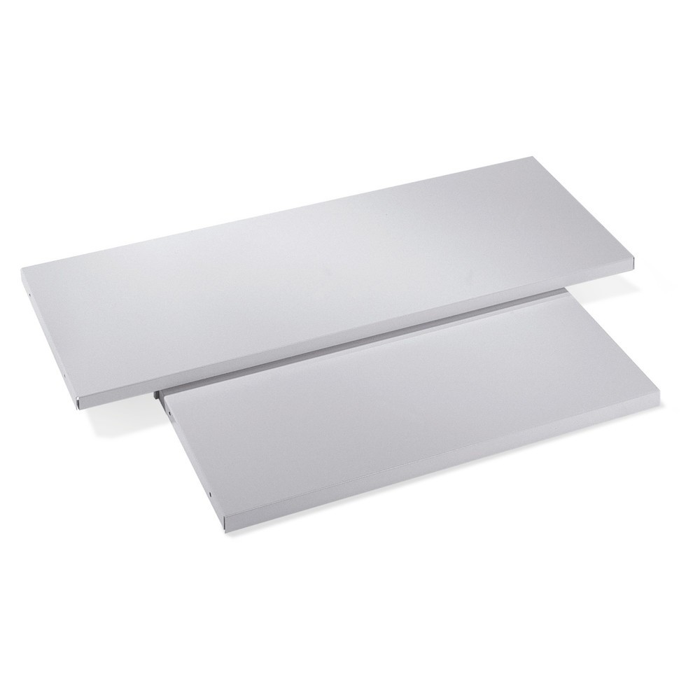 Image of  Erhältlich in unterschiedlichen GrössenFachboden mit ausziehbarer Ablage für C+P Flügeltürenschrank, BxT 1.200 x 500 mm Fachboden mit ausziehbarer Ablage für C+P Flügeltürenschrank, BxT 1.200 x 500 mm