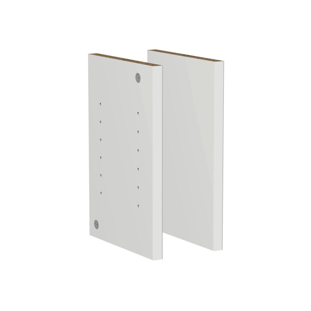 Image of  In unterschiedlichen Farbdekors erhältlichFachseiten für Einlegeböden für Thekensystem, lichtgrau Fachseiten für Einlegeböden für Thekensystem, lichtgrau