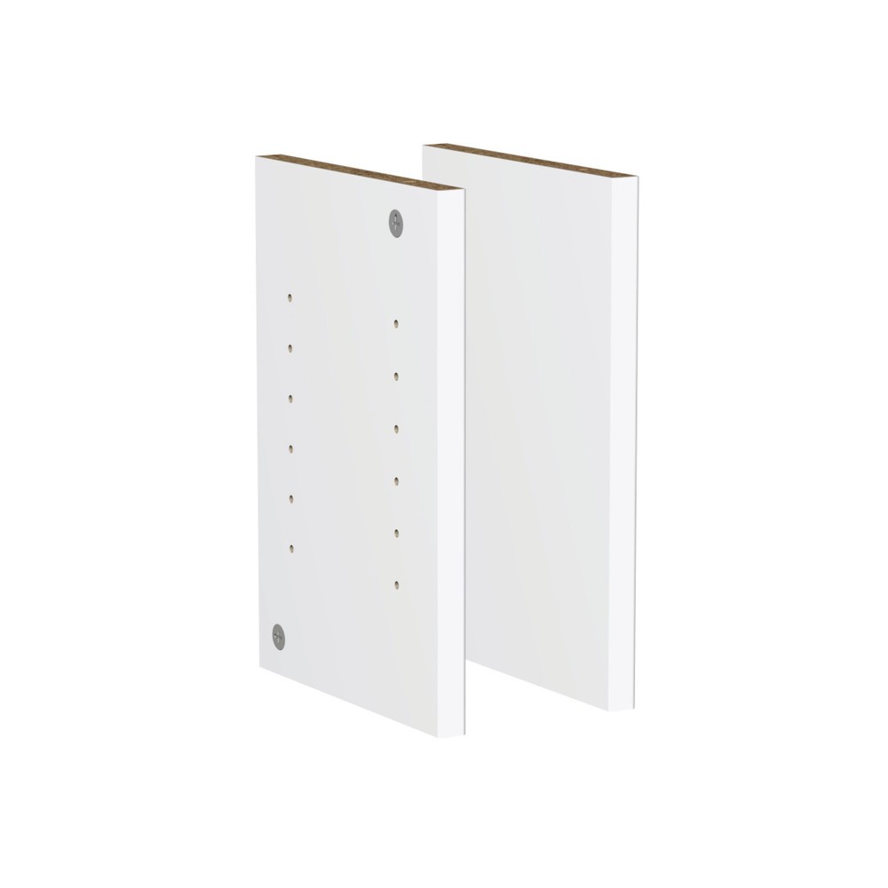 Image of  In unterschiedlichen Farbdekors erhältlichFachseiten für Einlegeböden für Thekensystem, weiss Fachseiten für Einlegeböden für Thekensystem, weiss