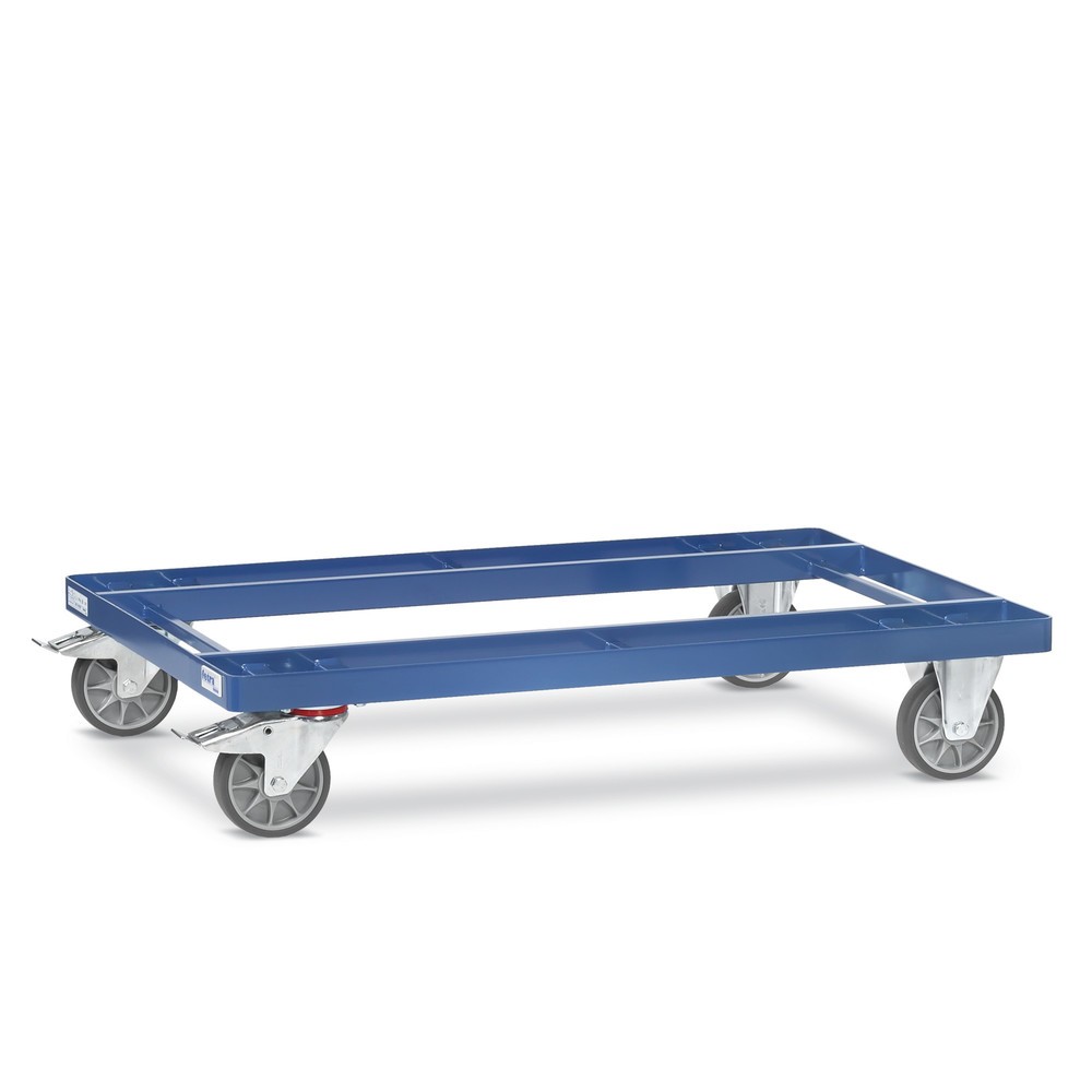 Image of Fahrgestell fetra® mit abgesenktem Auflageprofil Mit diesem wendigen Logistikroller optimieren Sie die Kommissionierungsabläufe und den Warentransport in Ihrem Betrieb. Positionieren Sie Europaletten und Gitterboxen auf einfache und schnelle Weise am gewü