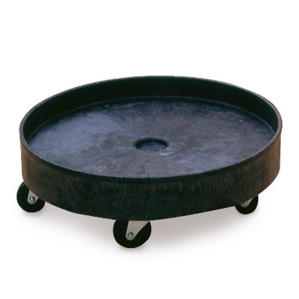 Image of  Erhältlich als rundes oder quadratisches FahrgestellFahrgestell für Rubbermaid® Universalcontainer, rund, 76-208 Liter Fahrgestell für Rubbermaid® Universalcontainer, rund, 76-208 Liter