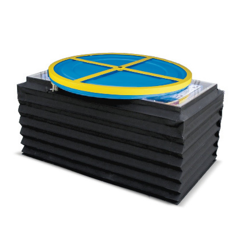 Image of  Montiert am HubtischFaltenbalg für Druckluft-Scheren-Palettenpositionierer Faltenbalg für Druckluft-Scheren-Palettenpositionierer