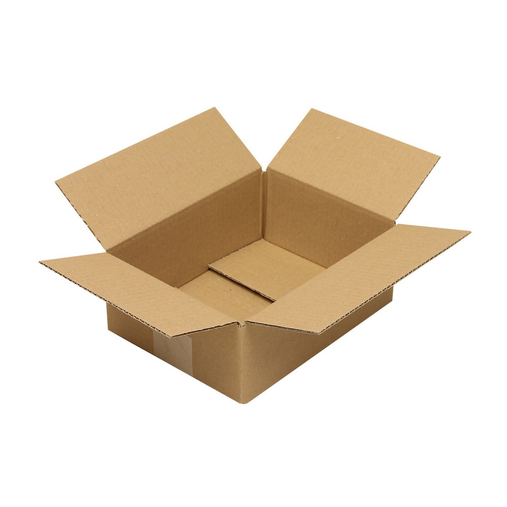 Image of  Individuelle Bedruckung - auch mehrfarbig - möglichFaltkarton 1-wellig, 230 x 170 x 80 mm (Innenmass), Qualität 1.20 B Faltkarton 1-wellig, 230 x 170 x 80 mm (Innenmass), Qualität 1.20 B