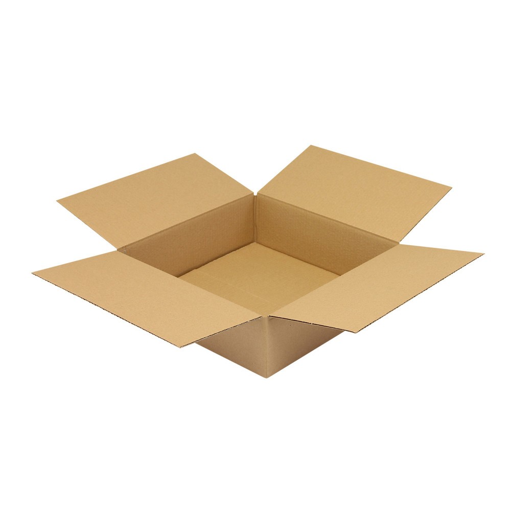 Image of  Individuelle Bedruckung - auch mehrfarbig - möglichFaltkarton 1-wellig, 350 x350 x 100 mm (Innenmass), Qualität 1.20 B Faltkarton 1-wellig, 350 x350 x 100 mm (Innenmass), Qualität 1.20 B