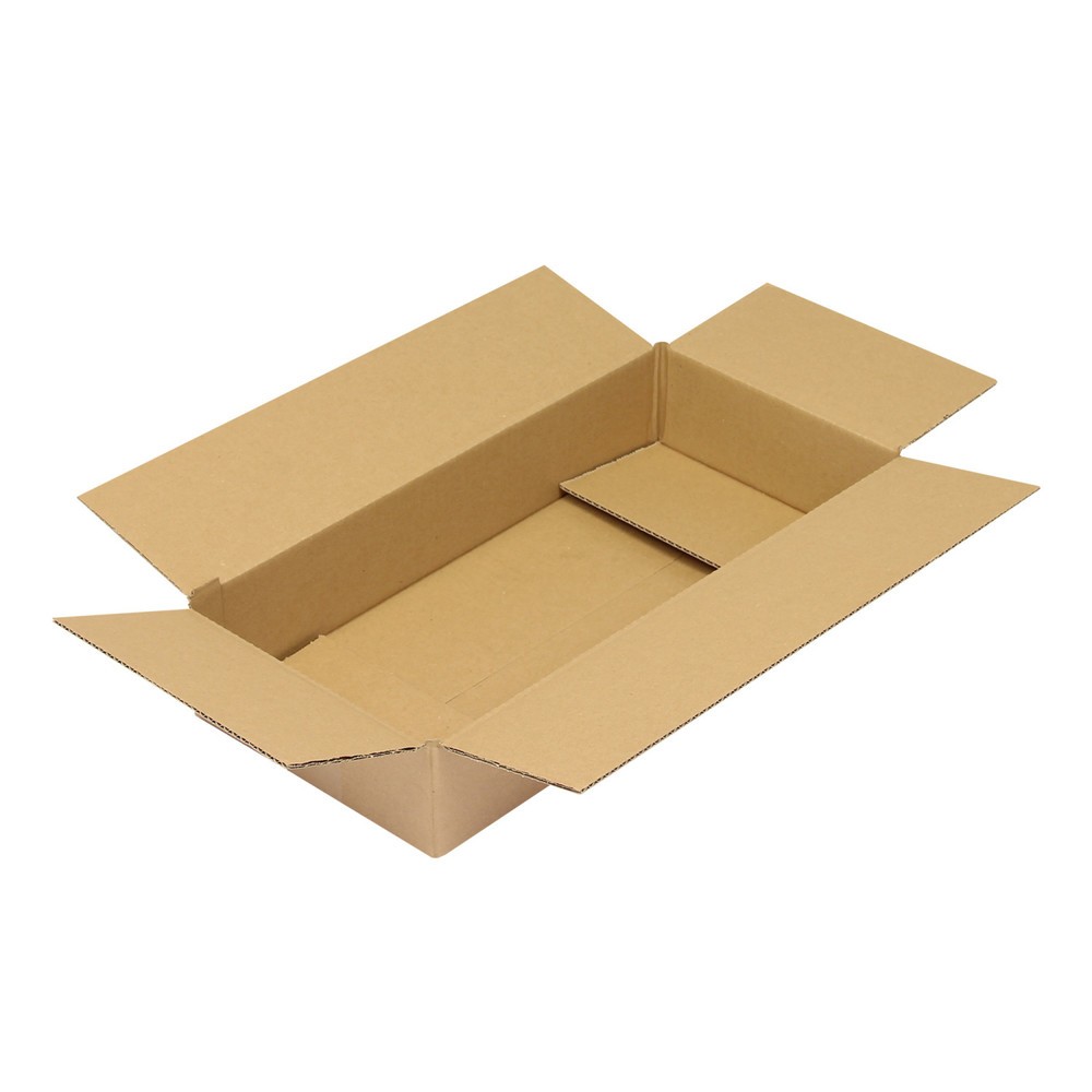 Image of  Individuelle Bedruckung - auch mehrfarbig - möglichFaltkarton 1-wellig, 420 x 200 x 80 mm (Innenmass), Qualität 1.20 B Faltkarton 1-wellig, 420 x 200 x 80 mm (Innenmass), Qualität 1.20 B