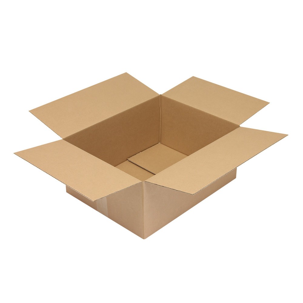 Image of  Individuelle Bedruckung - auch mehrfarbig - möglichFaltkarton 1-wellig, 450 x 350 x 200 mm (Innenmass), Qualität 1.20 C Faltkarton 1-wellig, 450 x 350 x 200 mm (Innenmass), Qualität 1.20 C