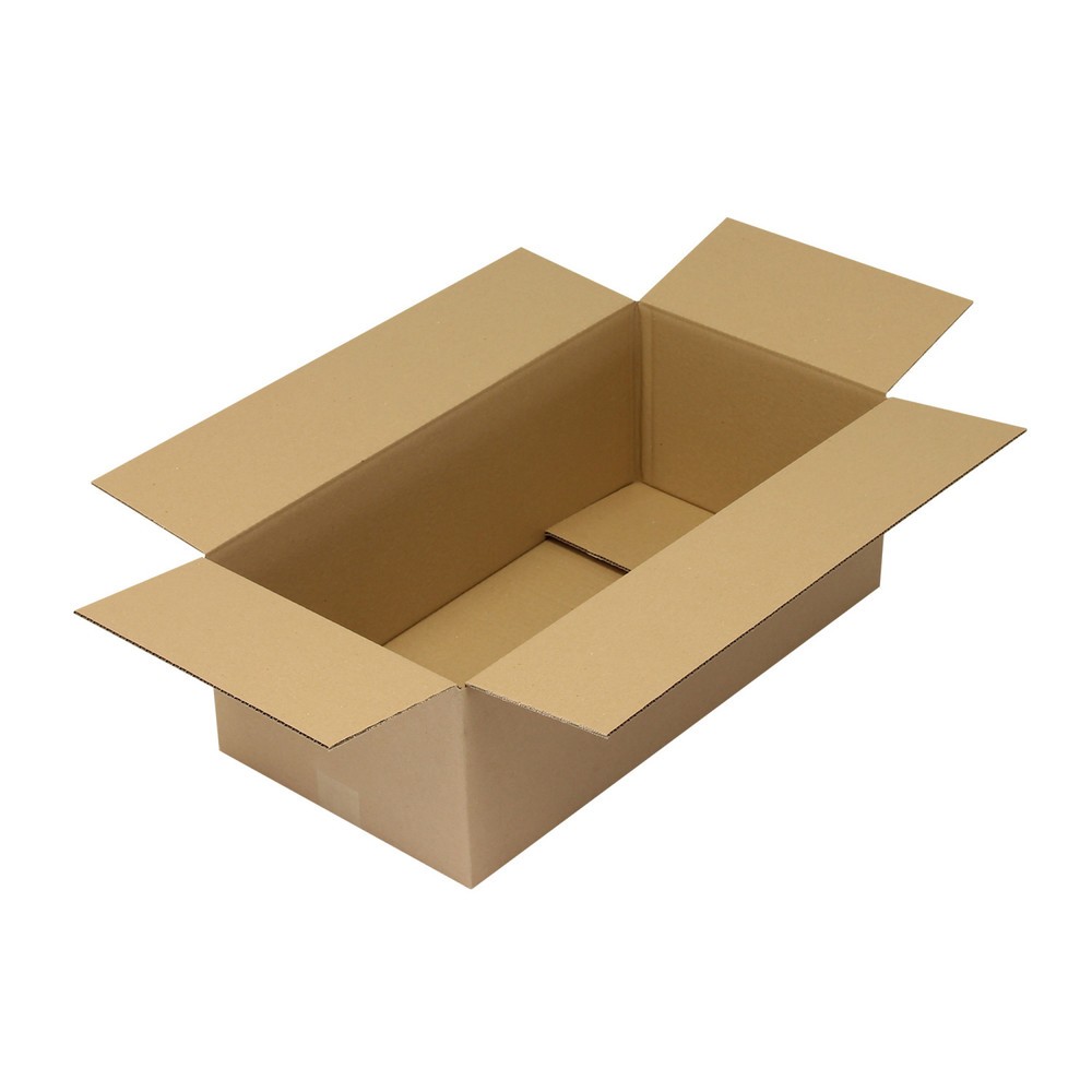 Image of  Individuelle Bedruckung - auch mehrfarbig - möglichFaltkarton 1-wellig, 600 x 300 x 200 mm (Innenmass), Qualität 1.20 C Faltkarton 1-wellig, 600 x 300 x 200 mm (Innenmass), Qualität 1.20 C