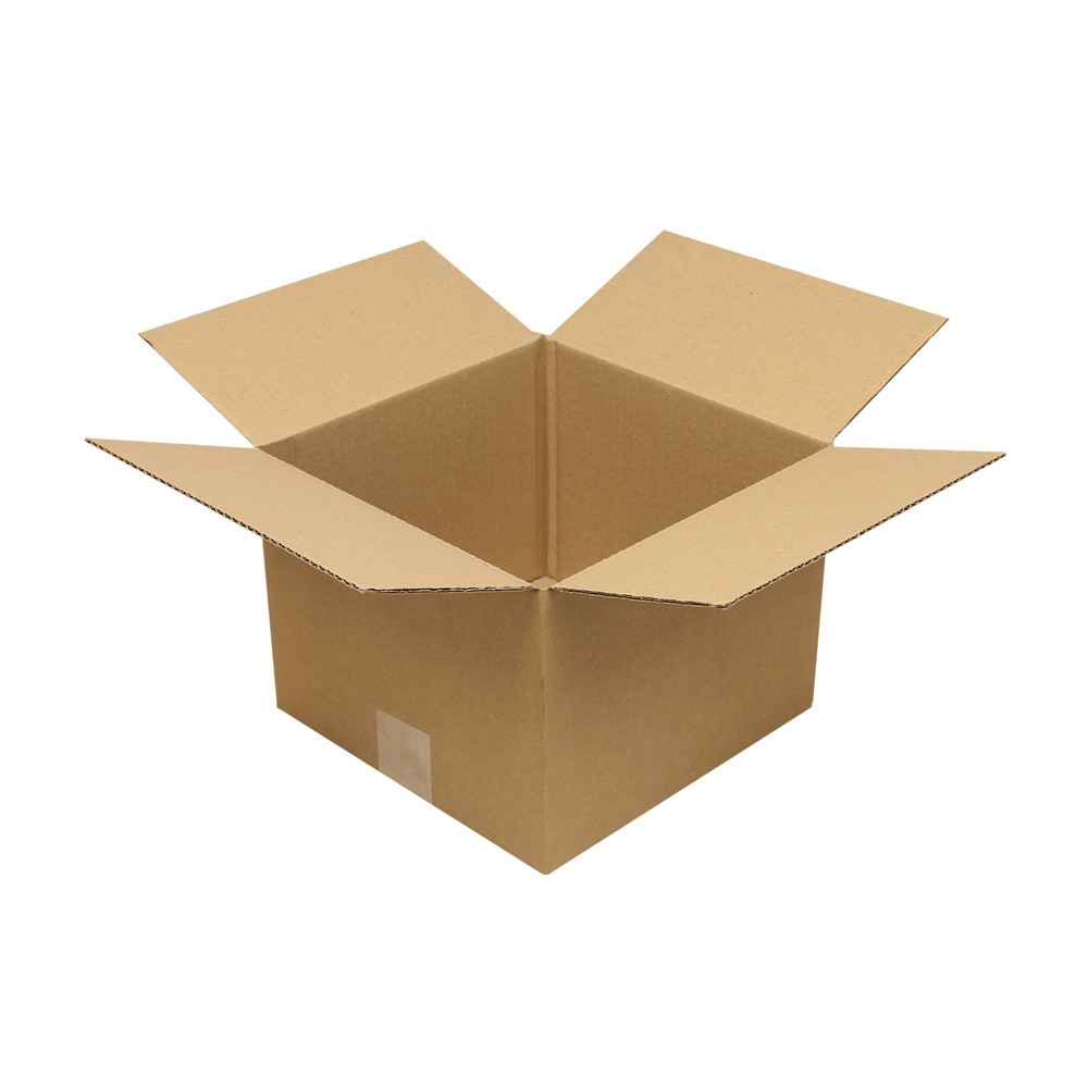 Image of  Individuelle Bedruckung - auch mehrfarbig - möglichFaltkarton 1-wellig, Innenmass 250 x 250 x 190 (L x B x H in mm), Qualität 1.20B Faltkarton 1-wellig, Innenmass 250 x 250 x 190 (L x B x H in mm), Qualität 1.20B