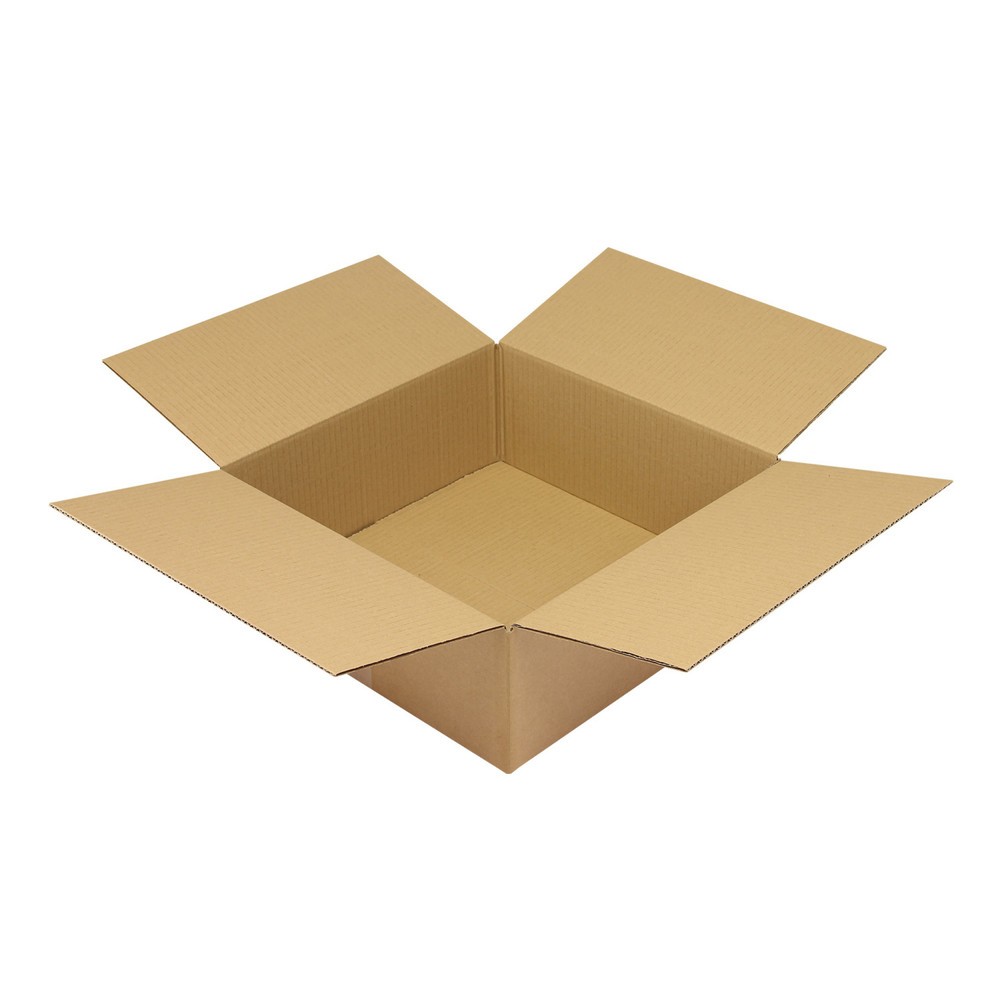 Image of  Individuelle Bedruckung - auch mehrfarbig - möglichFaltkarton 1-wellig, Innenmass 400 x 400 x 150 (L x B x H in mm), Qualität 1.30C Faltkarton 1-wellig, Innenmass 400 x 400 x 150 (L x B x H in mm), Qualität 1.30C