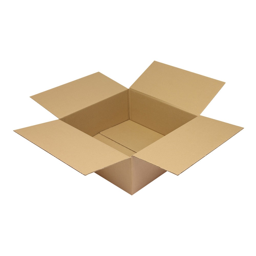 Image of  Individuelle Bedruckung - auch mehrfarbig - möglichFaltkarton 1-wellig, Innenmass 450 x 450 x 180 (L x B x H in mm), Qualität 1.30C Faltkarton 1-wellig, Innenmass 450 x 450 x 180 (L x B x H in mm), Qualität 1.30C