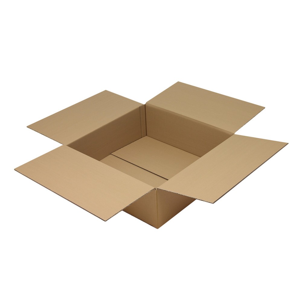 Image of  Individuelle Bedruckung - auch mehrfarbig - möglichFaltkarton 2-wellig, 592 x 592 x 200 mm (Innenmass), Qualität 2.30 BC Faltkarton 2-wellig, 592 x 592 x 200 mm (Innenmass), Qualität 2.30 BC