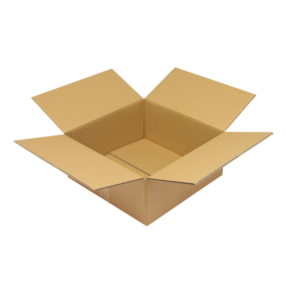 Image of  Individuelle Bedruckung - auch mehrfarbig - möglichFaltkarton 2-wellig, Innenmass 400 x 400 x 170(L x B x H in mm), Qualität 2.30BC Faltkarton 2-wellig, Innenmass 400 x 400 x 170(L x B x H in mm), Qualität 2.30BC