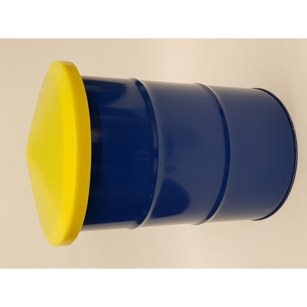 Image of Konische Fassabdeckung aus chemikalienbeständigem Polyethylen (PE) Der Fassdeckel für 205-Liter-Fässer dient der Sicherheit im Umgang mit Gefahrstoffen – ob bei Lagerung oder Transport. Aus hochbeständigem Polyethylen (PE) gefertigt, hält der Deckel austr