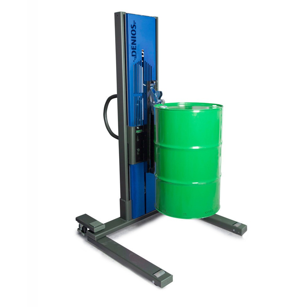 Image of Fahrwerk und Fassaufnahme kombiniert: der Fassheber Secu Drive M inkl. Fassgreifer für 60- bis 200-l-Stahlfässer Für ein effektives Fassmanagement ist der Fasslifter Secu Drive M inkl. Fassgreifer eine gute Wahl. Vereinfachen Sie sich das Heben und Transp