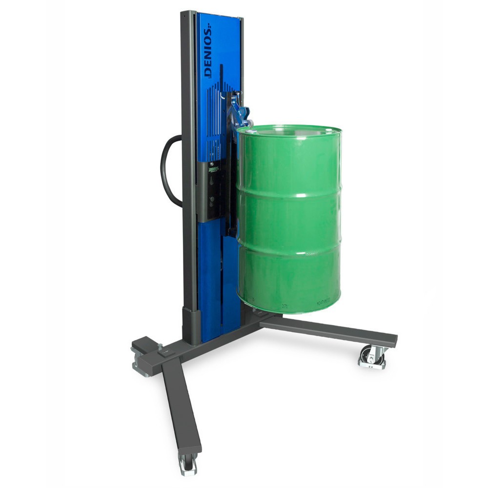 Image of Fahrwerk und Fassaufnahme kombiniert: der Fassheber Secu Drive M inkl. Fassgreifer für 60- bis 200-l-Stahlfässer Für ein effektives Fassmanagement ist der Fasslifter Secu Drive M inkl. Fassgreifer eine gute Wahl. Vereinfachen Sie sich das Heben und Transp