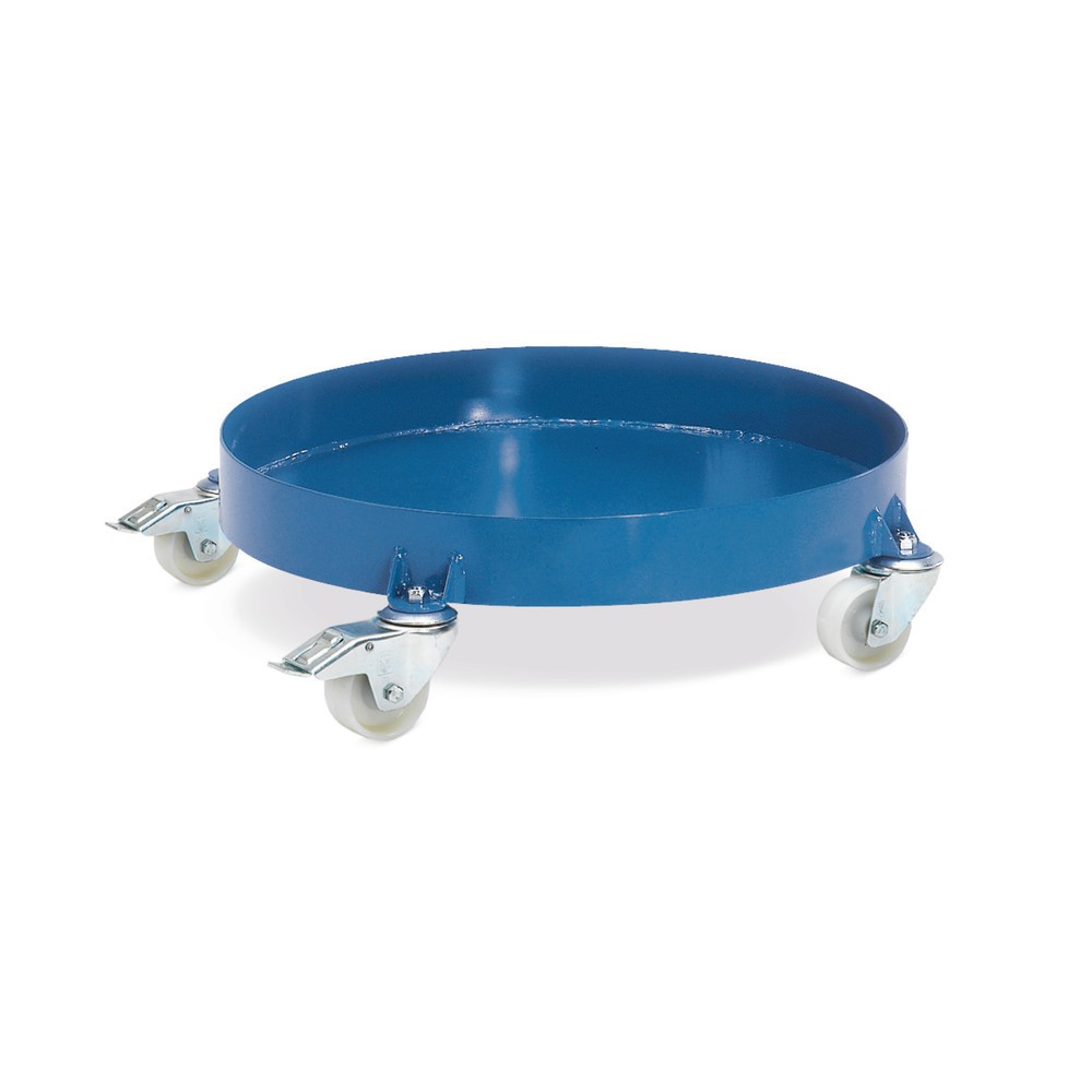 Image of Fassroller fetra® für den Transport verschiedener Fassgrössen Nutzen Sie den Fassroller fetra®, um Fässer ins Lager oder an den jeweiligen Einsatzort zu befördern. Dank der 4 robusten Rollen ist der Fassroller für den dauerhaften Gebrauch geeignet. Die 4 