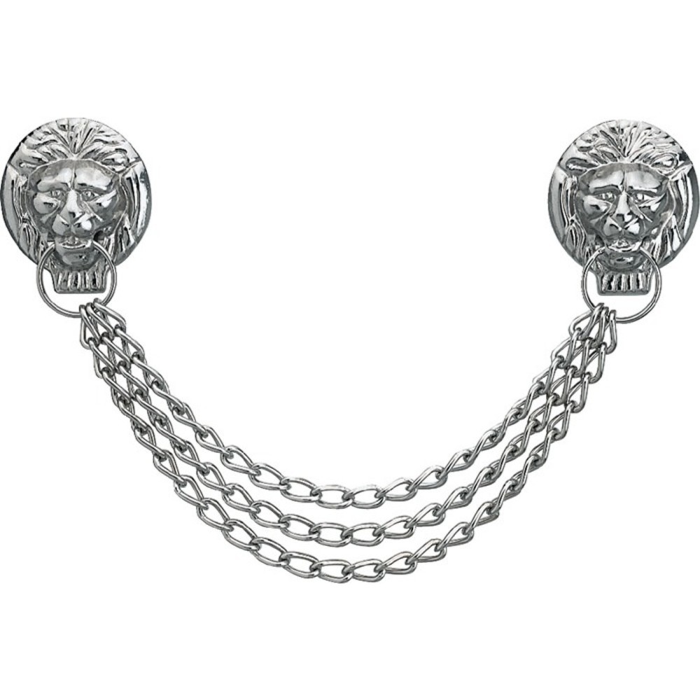 Image of  Weitere technische Eigenschaften Material: Messing, vernickeltFHB Löwenkopfkette SAMUEL L.ca.42cm silber FHB Löwenkopfkette SAMUEL L.ca.42cm silber