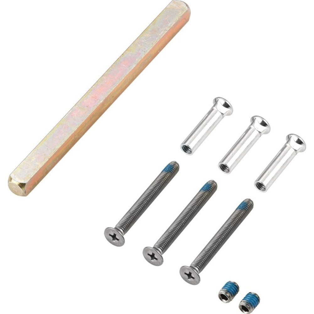 Image of  für alle Türgriff-Garnituren (Griff/Griff) der FSB-Langschild-Garnituren (rund + eckig) mit ASL®-TechnikFSB Befestigungsset ASL® G/G (Langschild), Vierkant 8 x 115 mm, 39-58 mm M5 x 45 FSB Befestigungsset ASL® G/G (Langschild), Vierkant 8 x 115 mm, 39-58