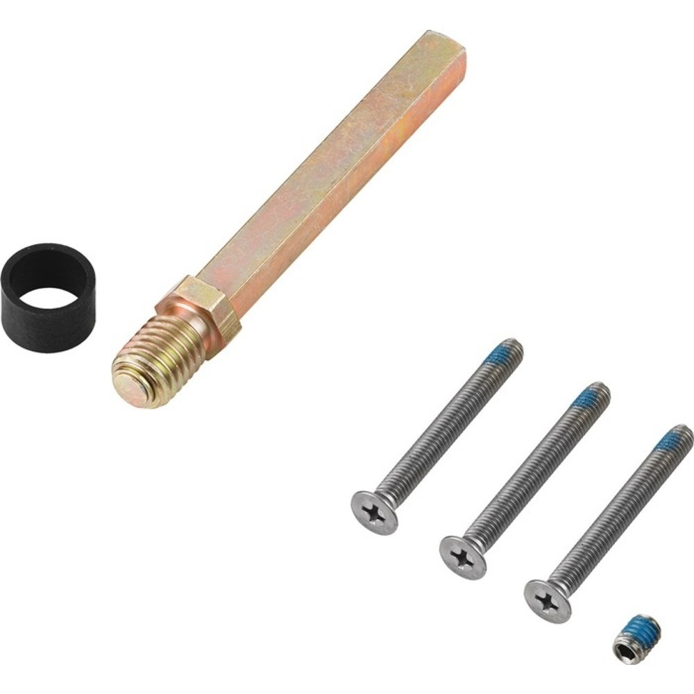 Image of  für alle Wechsel-Garnituren (Knopf/Griff) der FSB-Langschild-Garnituren (rund + eckig) mit ASL®-TechnikFSB Befestigungsset ASL® K/G (Langschild), Vierkant 8 x 115 mm, 59-78 mm M5 x 45 FSB Befestigungsset ASL® K/G (Langschild), Vierkant 8 x 115 mm, 59-78 