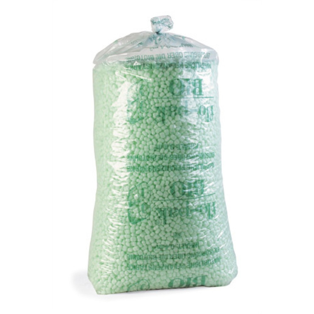 Image of  Aus Maisstärke - 100 % biologisch abbaubar innerhalb von 14 TagenFüllmaterial Bio 8, 400 l/Sack, antistatisch Füllmaterial Bio 8, 400 l/Sack, antistatisch