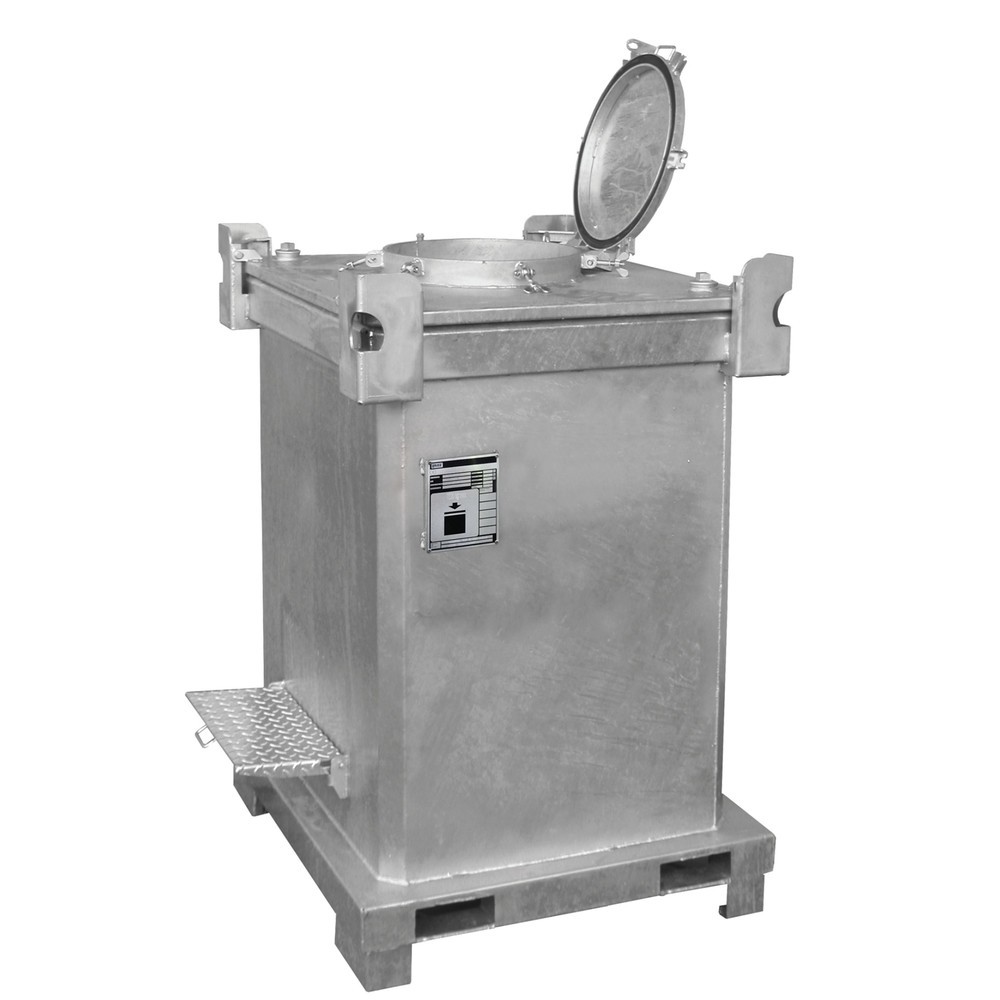 Image of Flüssige Gefahrstoffe international sicher transportieren: mit dem Gefahrstoff-Sammelbehälter DC Dieser stapelbare Gefahrstoff-Container eignet sich zur internationalen Beförderung von gefährlichen flüssigen Gütern nach ADR/RID/IMDG-Code, Verpackungsgrupp