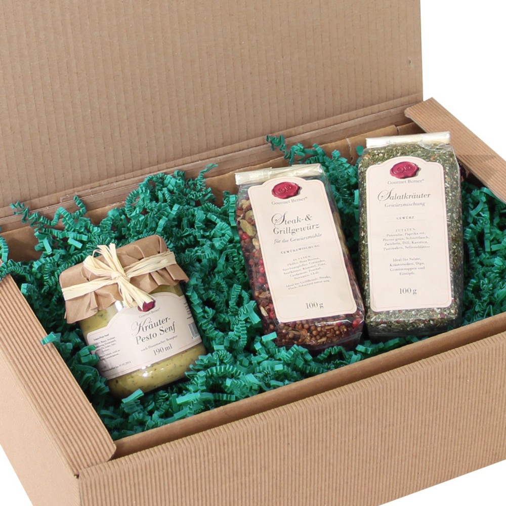 Image of  Füllt Hohlräume dekorativ ausGeschenkfüllmaterial, 10 kg/Karton, PresentFill, grün Geschenkfüllmaterial, 10 kg/Karton, PresentFill, grün