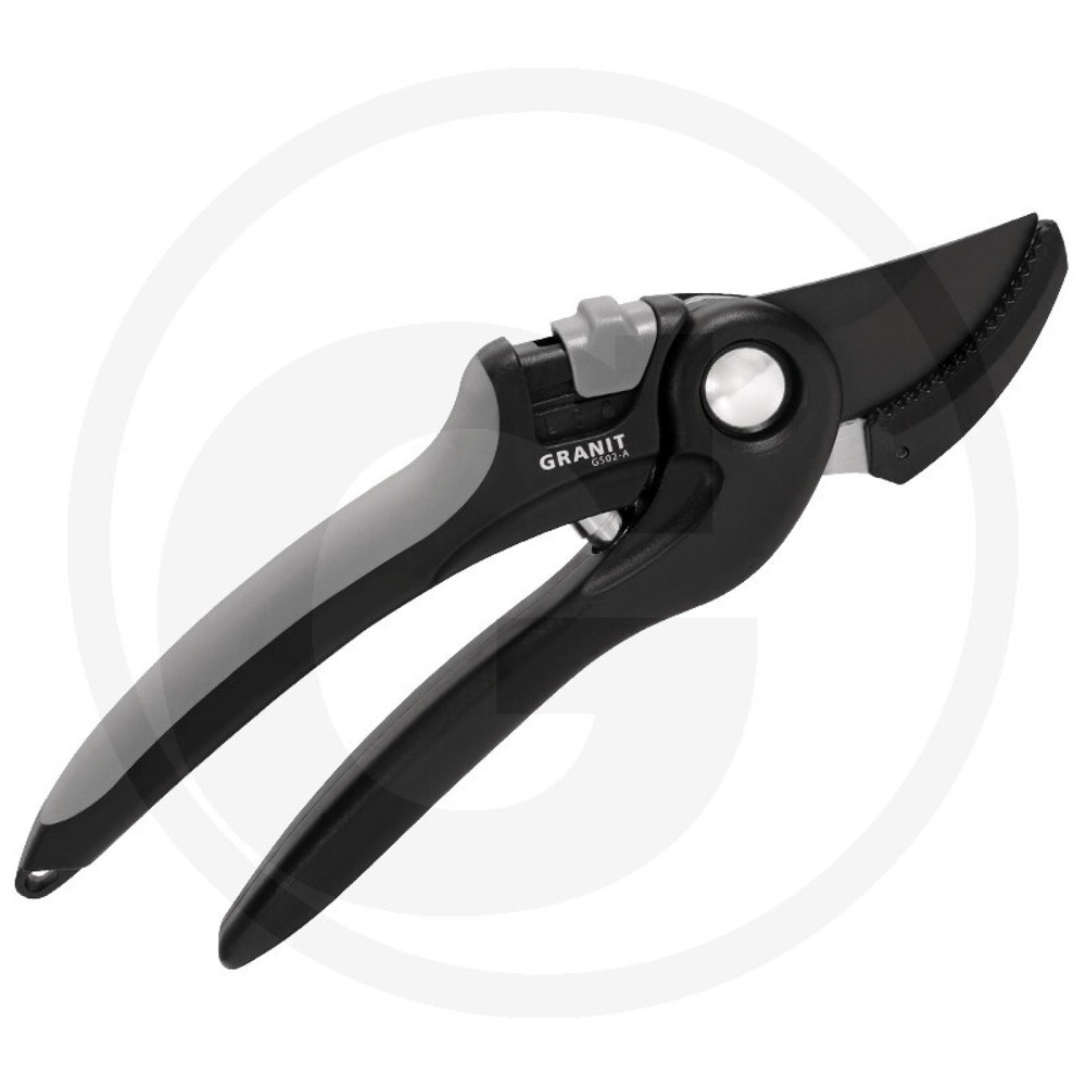 Image of  Für Links- und Rechtshänder geeignetGRANIT BLACK EDITION Amboss-Handschere, rutschhemmend GRANIT BLACK EDITION Amboss-Handschere, rutschhemmend